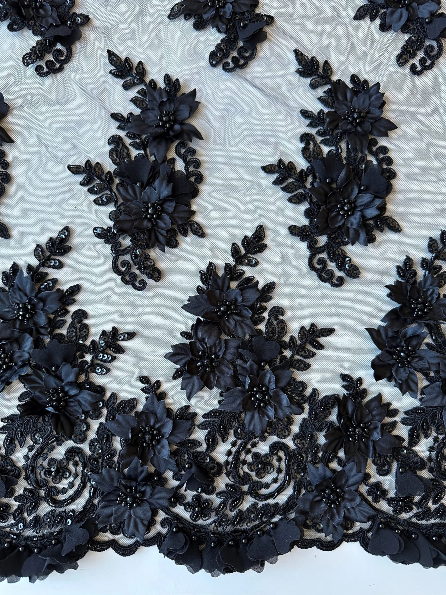 Black Beaded Lace - Buffy 2 Black Beaded Lace - Buffy - Image 2