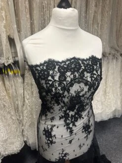 Black Corded Lace - Eloise 14 Black Corded Lace - Eloise -Bridal Fabric Shop b bb467603 d066 4ac3 8e70 8ab3f33342fc