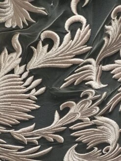 Pink Embroidered Lace - Autumn -Bridal Fabric Shop b d7791222 67c1 4114 80c3 7195ef9f7333