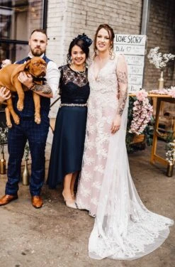 Ivory Beaded Lace - Nicole 20 Ivory Beaded Lace - Nicole -Bridal Fabric Shop beautiful blush wedding dress using ivory beaded