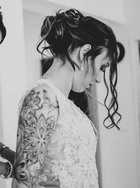 Ivory Beaded Lace - Nicole 4 Ivory Beaded Lace - Nicole - Image 4