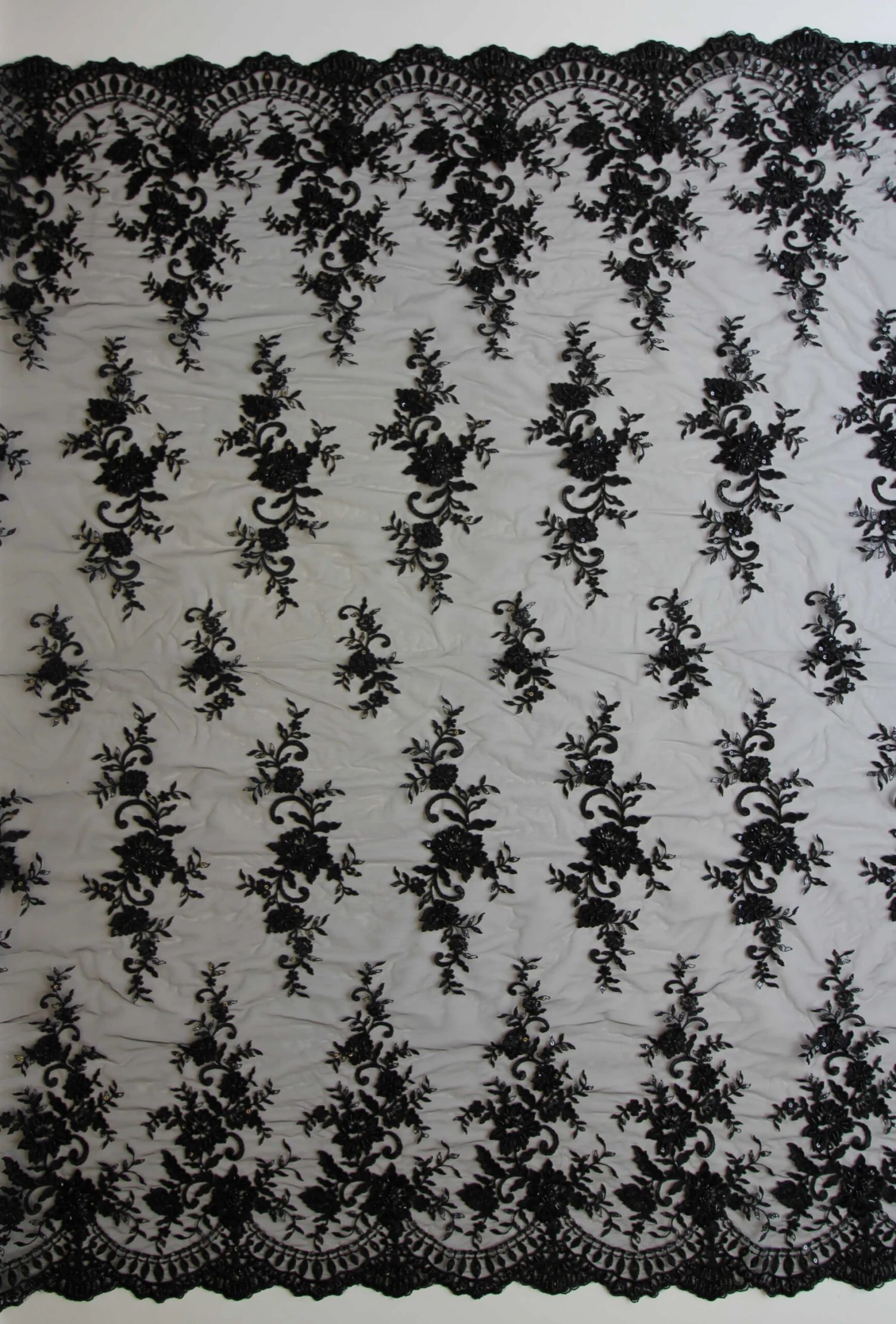 Black Beaded Lace - Ziggy 4 Black Beaded Lace - Ziggy - Image 4