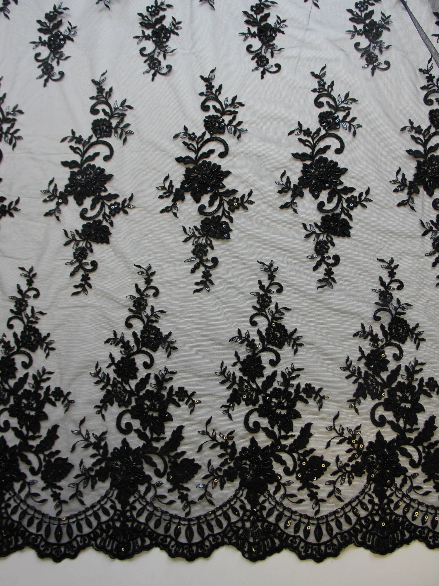 Black Beaded Lace - Ziggy 2 Black Beaded Lace - Ziggy - Image 2