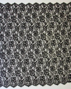 Black Chantilly Lace - Amy -Bridal Fabric Shop black chantilly lace amy full width