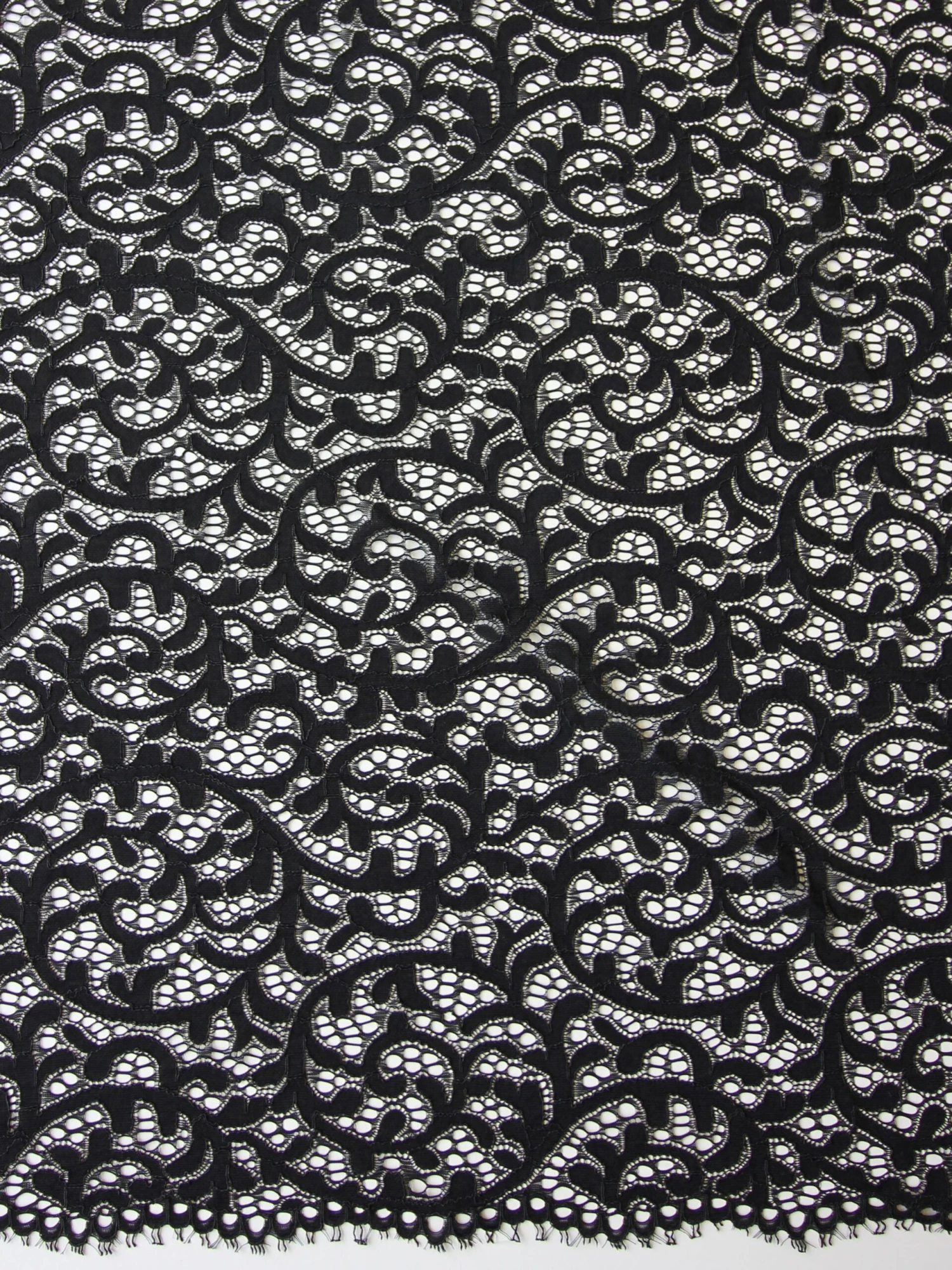 Black Corded Lace - Alexis 2 Black Corded Lace - Alexis - Image 2