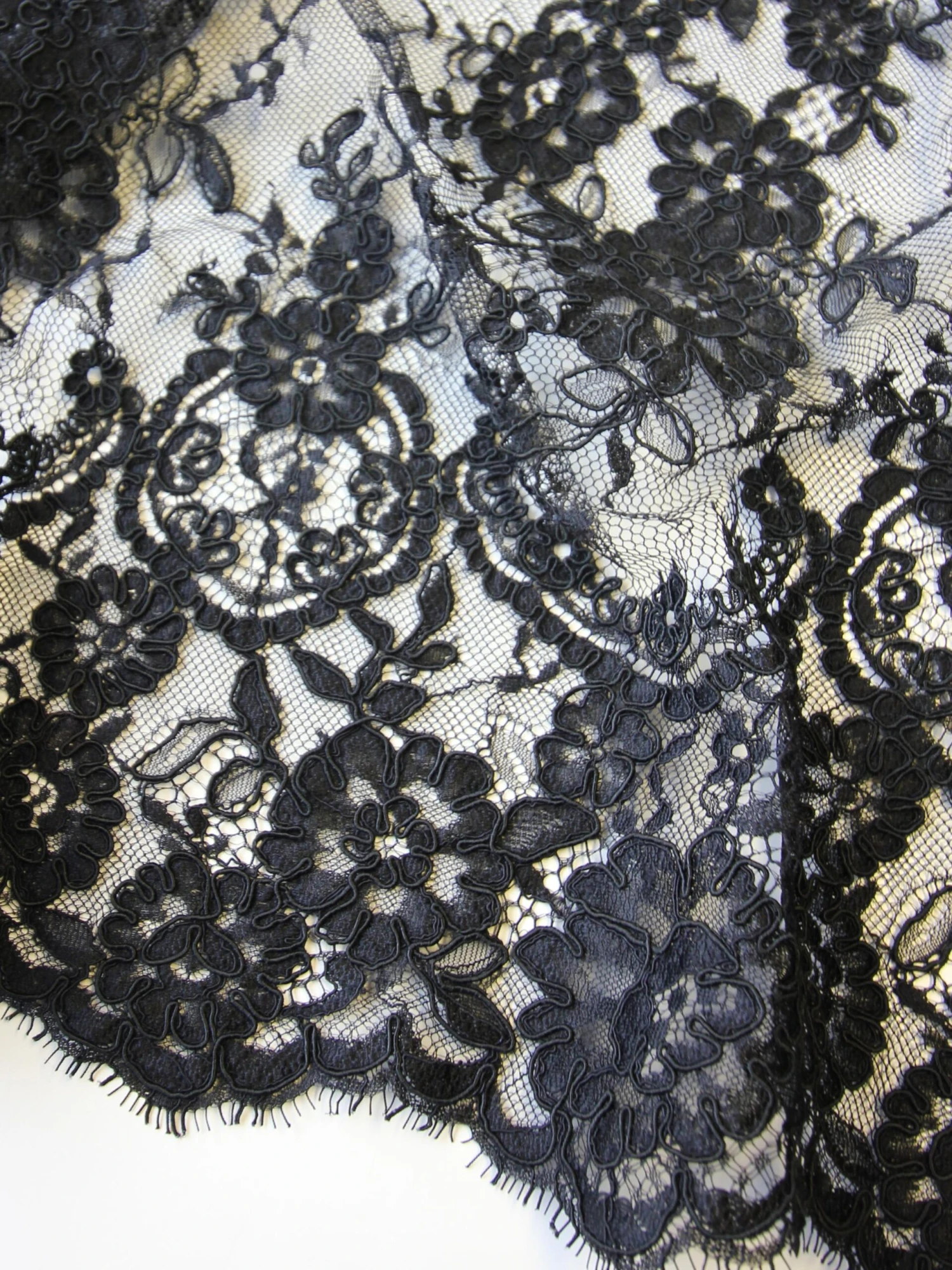 Black Corded Lace - Eloise 6 Black Corded Lace - Eloise - Image 6