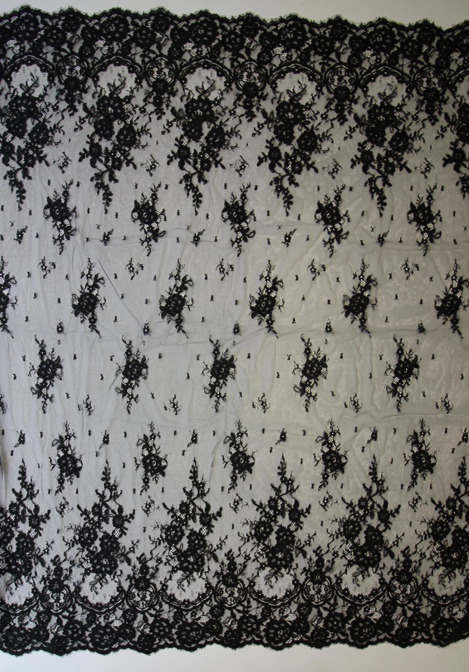 Black Corded Lace - Eloise 4 Black Corded Lace - Eloise - Image 4