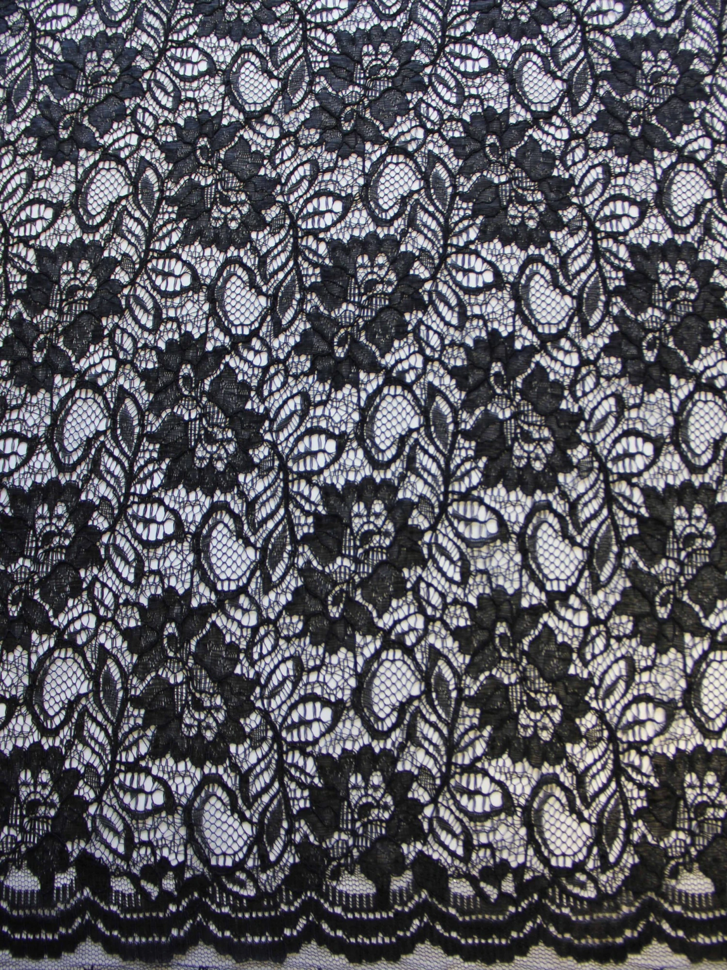 Black Corded Lace - Sinead 2 Black Corded Lace - Sinead - Image 2