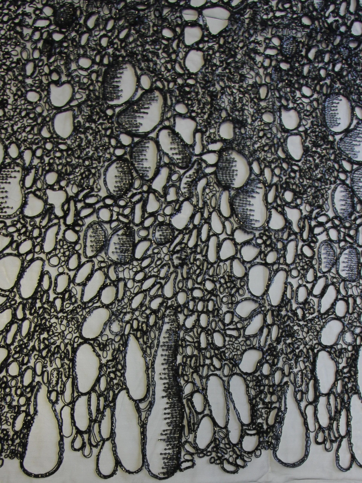 Black Corded Lace - Raven 4 Black Corded Lace - Raven - Image 4