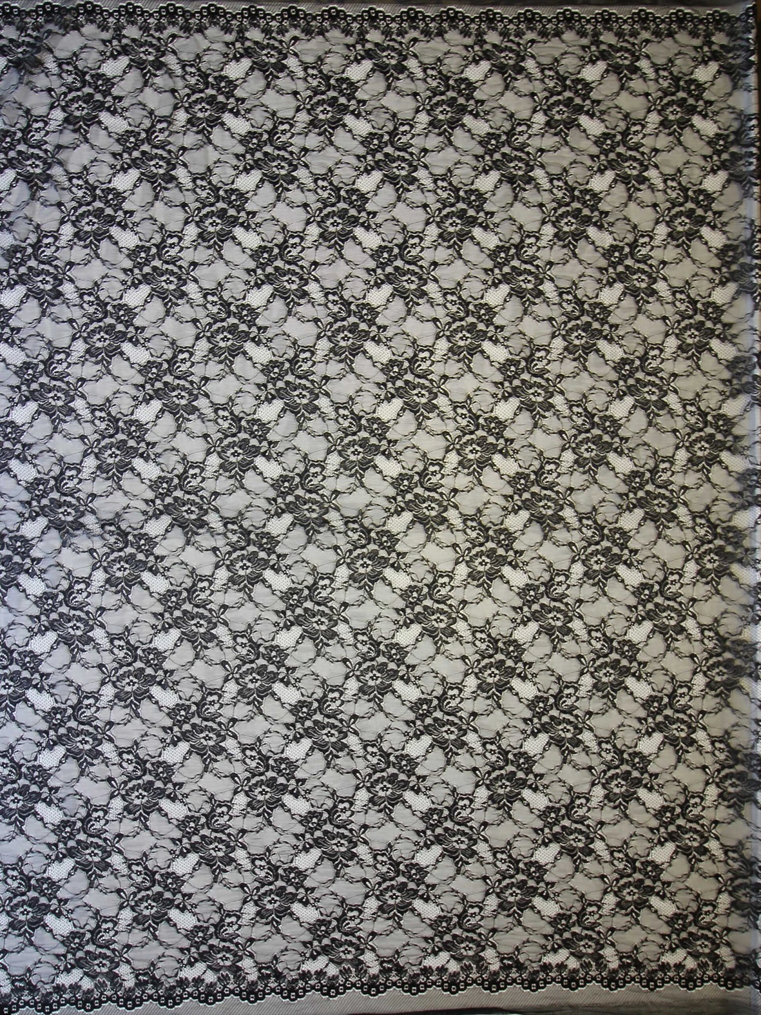 Black Raschel Lace - Roxanne 3 Black Raschel Lace - Roxanne - Image 3