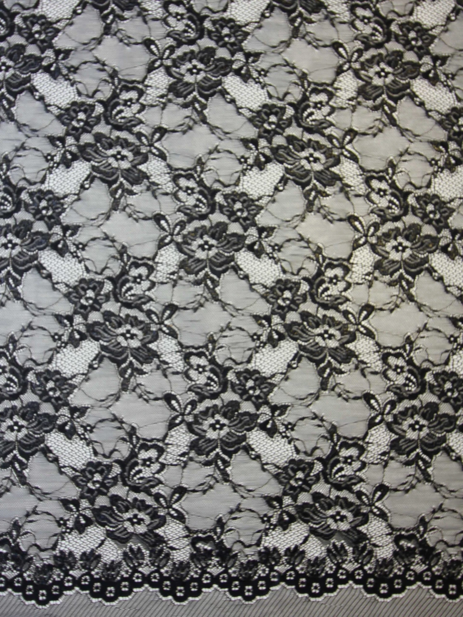 Black Raschel Lace - Roxanne 2 Black Raschel Lace - Roxanne - Image 2