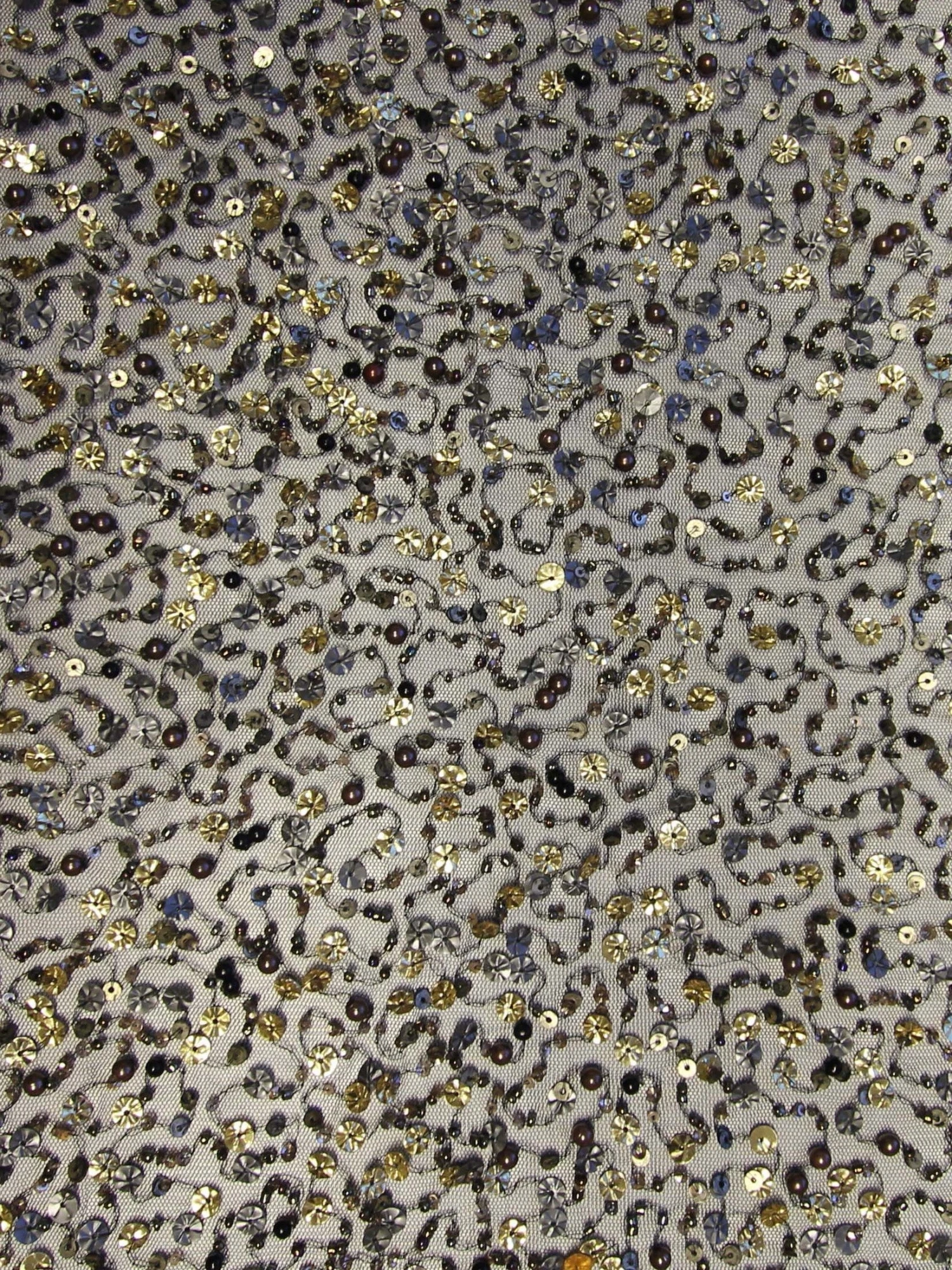 Black Sequin Lace - Charlene 3 Black Sequin Lace - Charlene - Image 3