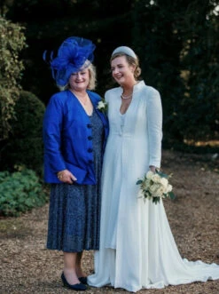 Blue Sequinned Tulle - Moritz -Bridal Fabric Shop bluesequinfabricmoritz1