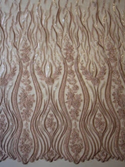 Blush Beaded Lace - Lorna -Bridal Fabric Shop blush beaded lace lorna