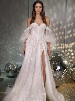 Ivory Beaded Embroidered Lace - Genka 14 Ivory Beaded Embroidered Lace - Genka -Bridal Fabric Shop bridalglamourfeaturingGenkalace