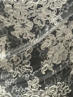 Ivory Corded Lace – Meredith -Bridal Fabric Shop c 68eb7f47 91ff 49bc b415 069a1315c887