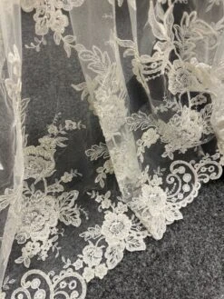 Ivory Corded Lace - Harmony -Bridal Fabric Shop c 73b5c0e2 1a92 4ea2 ab99 b62084134667
