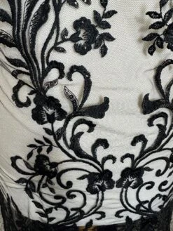 Black Embroidered Lace - Greer 13 Black Embroidered Lace - Greer -Bridal Fabric Shop c 8468ebc2 f6f5 4521 a055 53ecf12c992c