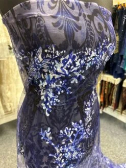 Blue Tonal Lace - Octavia Ocean -Bridal Fabric Shop c 933892f8 7ecc 45c2 9527 dcc5e2852fde