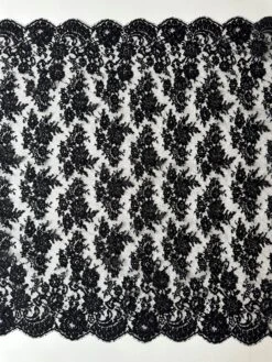 Black Chantilly Lace - Patricia -Bridal Fabric Shop c ceb8a3ae be7b 4799 8a87 be48e3697b45