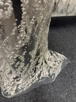 Ivory Glitter 3D Lace - Murdina -Bridal Fabric Shop c e60038f1 aed8 4b31 9118 c6edd24ba420