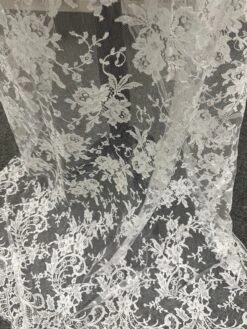 White Chantilly Lace - Dasha 18 White Chantilly Lace - Dasha -Bridal Fabric Shop c ed2e4c64 4571 42fc 879b 0adb5ca97e6b