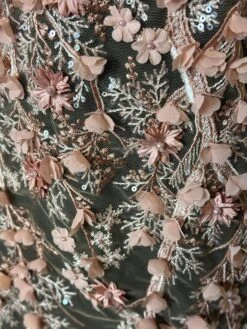 Antique Rose Beaded Lace - Drew -Bridal Fabric Shop c f08bedf9 0b95 494b 869c 5778f4cfb055