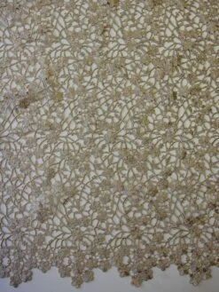 Champagne Guipure Lace - Ebba 15 Champagne Guipure Lace - Ebba -Bridal Fabric Shop champagne guipure lace ebba