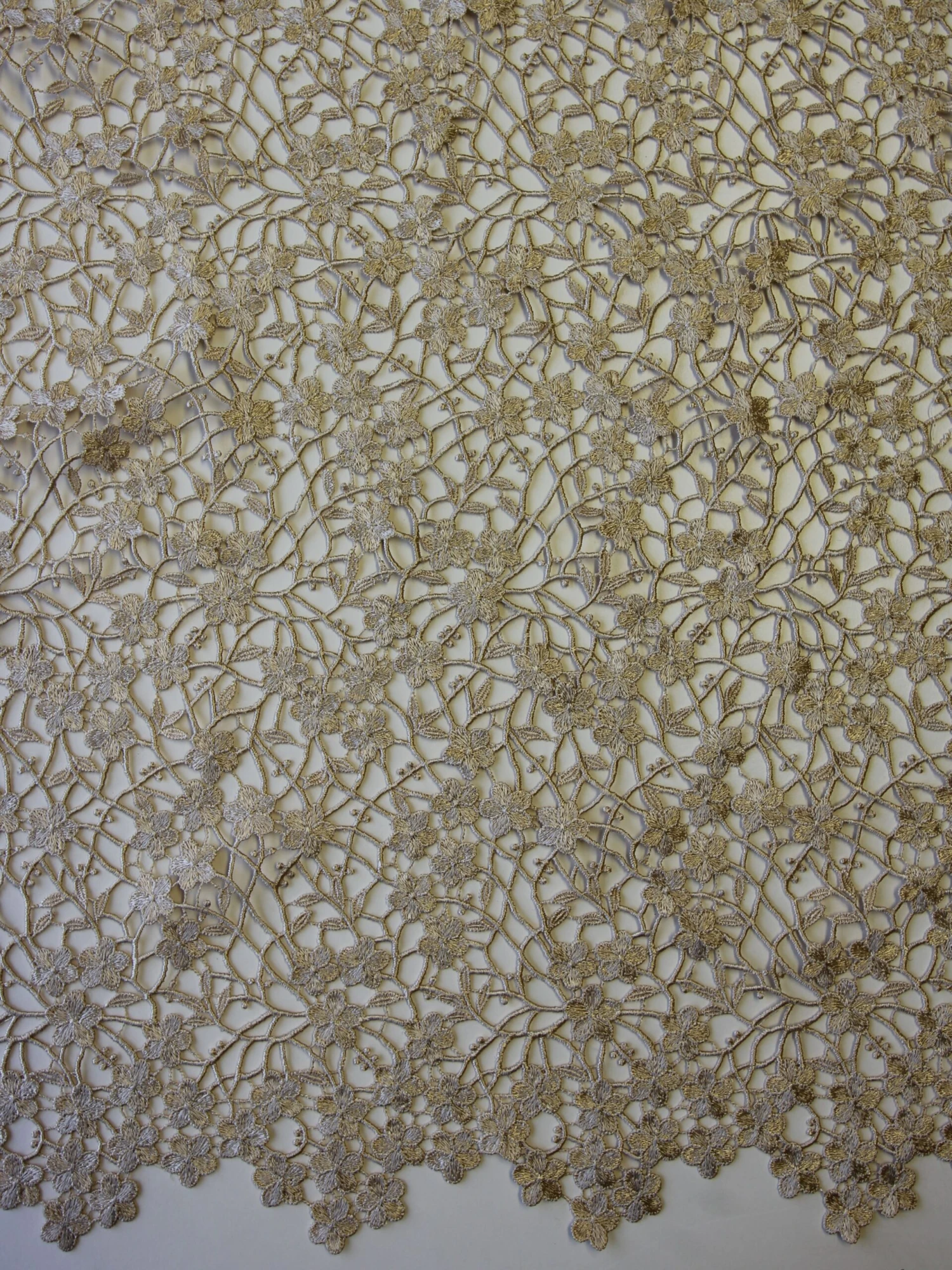 Champagne Guipure Lace - Ebba 6 Champagne Guipure Lace - Ebba - Image 6