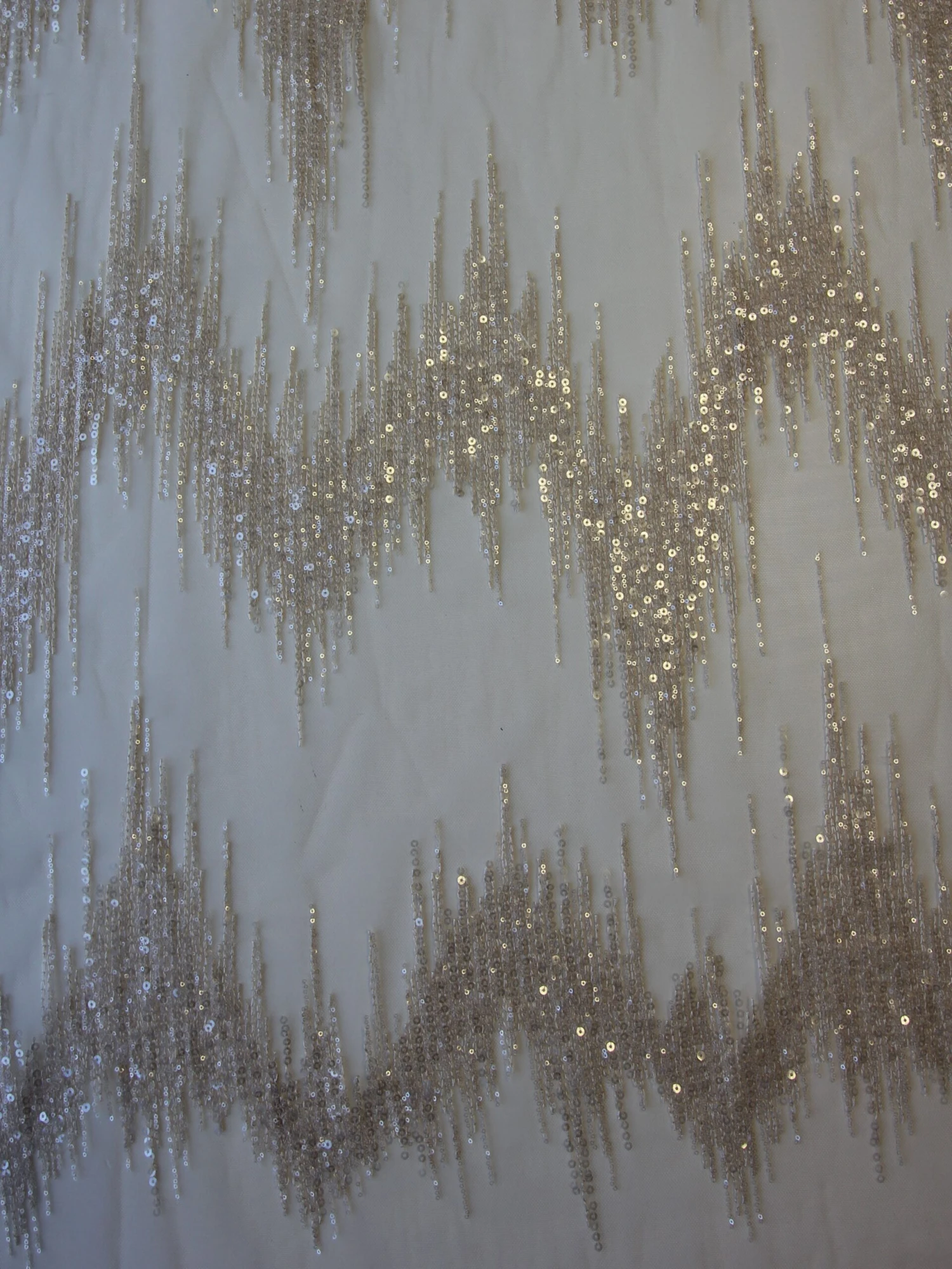 Champagne Sequined Lace - Twilight 3 Champagne Sequined Lace - Twilight - Image 3