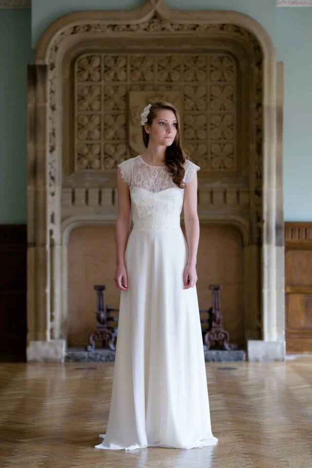 Ivory Guipure Lace - Courtney 11 Ivory Guipure Lace - Courtney - Image 11