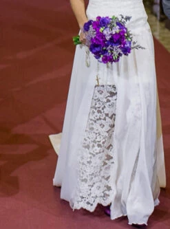 Ivory Corded Lace – Dawn -Bridal Fabric Shop dawn lace dress1