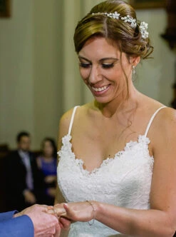 Ivory Corded Lace – Dawn -Bridal Fabric Shop dawn lace dress2