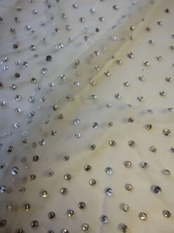 Nude Diamante Tulle - Charlie -Bridal Fabric Shop diamante tulle charlie 92a2cbc7 6e87 45ca b8f5 d700bd62461f