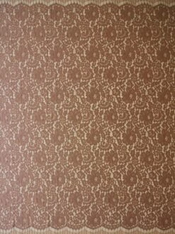 Antique Rose Lace - Hannah 9 Antique Rose Lace - Hannah -Bridal Fabric Shop dusky pink lace hannah full width