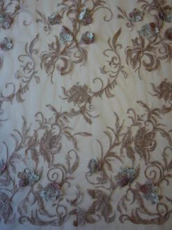 Dusky Pink Embroidered Lace - Keegan -Bridal Fabric Shop dusky pink lace keegan