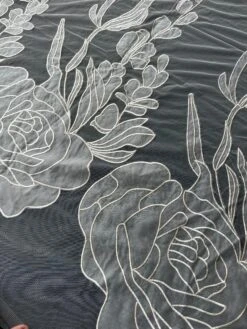 Champagne Large Scale Embroidered Lace - Braylee 9 Champagne Large Scale Embroidered Lace - Braylee -Bridal Fabric Shop e cc0c1730 e3e0 42be bb56 1300de562657