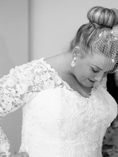 White Guipure Lace - Emma 2 White Guipure Lace - Emma - Image 2