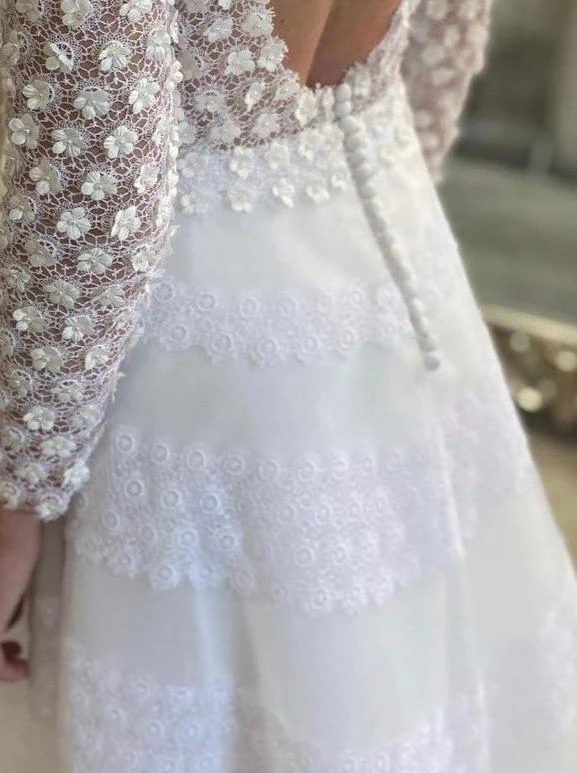 White Guipure Lace - Gordonia 2 White Guipure Lace - Gordonia - Image 2