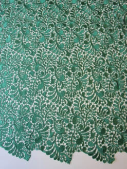 Green Guipure Lace - Theresa -Bridal Fabric Shop green guipure lace theresa