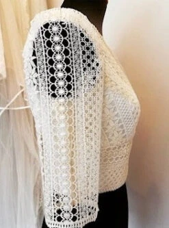 Ivory Guipure Lace - Gretel 20 Ivory Guipure Lace - Gretel -Bridal Fabric Shop gretel lace dress2