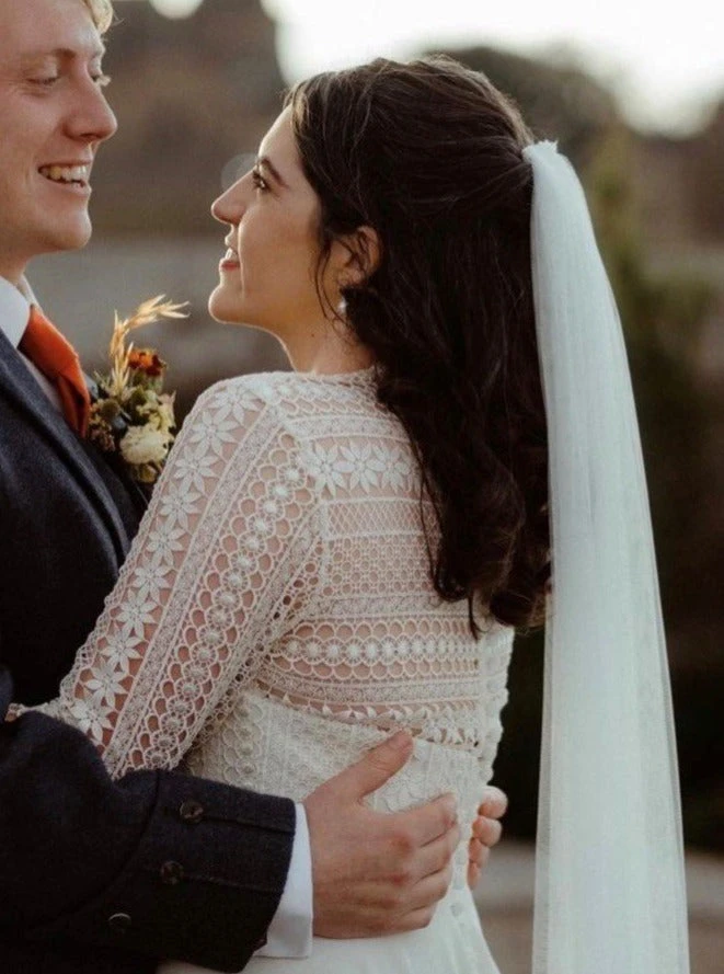 Ivory Guipure Lace - Gretel 2 Ivory Guipure Lace - Gretel - Image 2