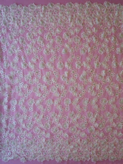 Ivory Flower Lace - Arianna 13 Ivory Flower Lace - Arianna -Bridal Fabric Shop ivory 3d lace arianna full width