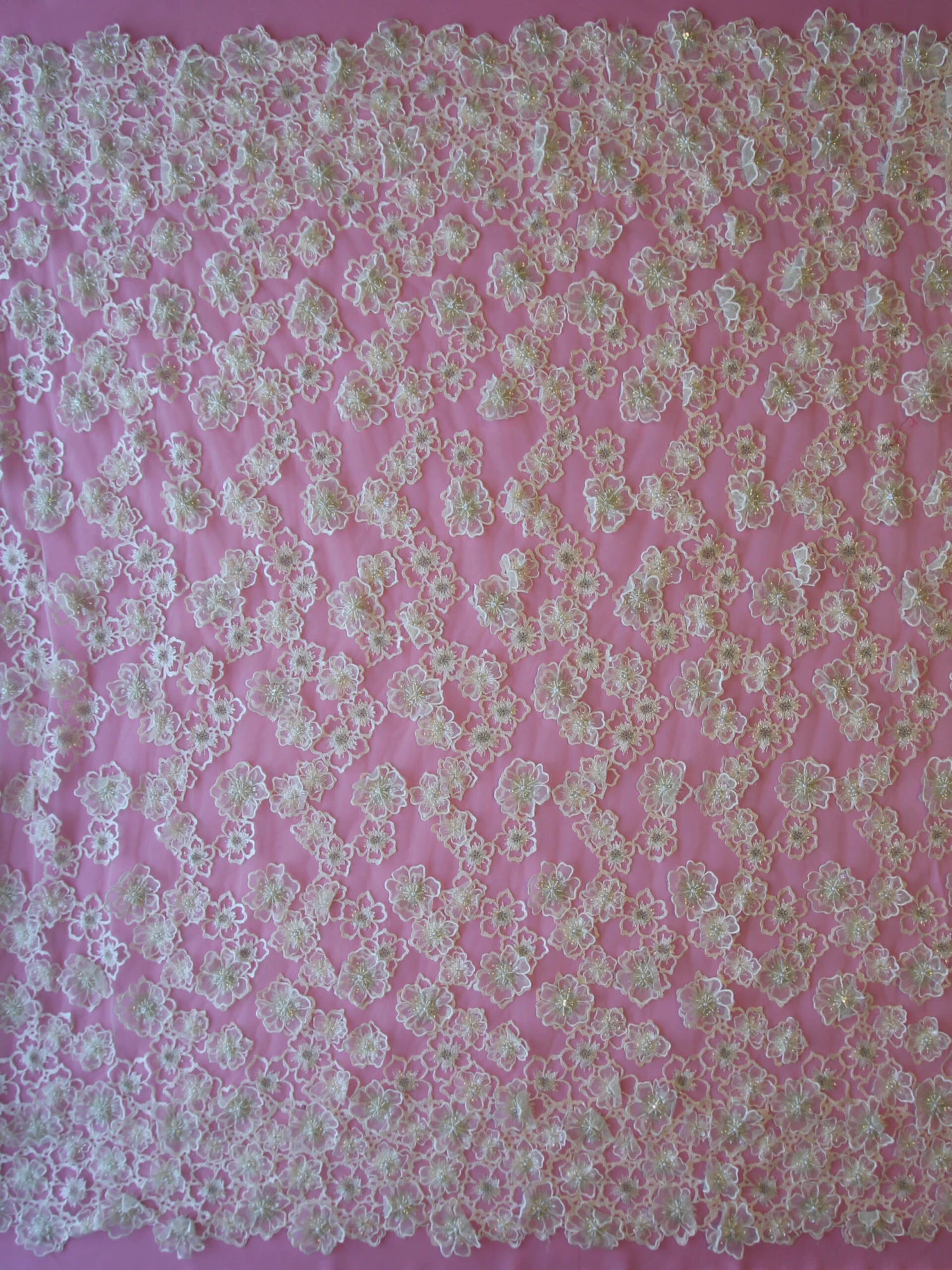 Ivory Flower Lace - Arianna 5 Ivory Flower Lace - Arianna - Image 5