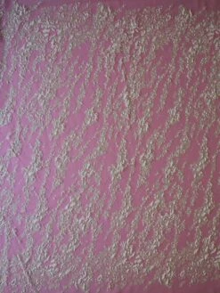 Ivory Glitter 3D Lace - Murdina -Bridal Fabric Shop ivory and silver glitter lace murdina full width