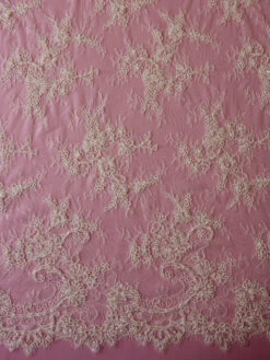 Ivory Beaded And Corded Lace - Carmel -Bridal Fabric Shop ivory beaded lace carmel bridal lace fabric