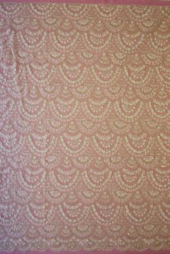 Ivory & Champagne Beaded Lace - Emmeline -Bridal Fabric Shop ivory beaded lace emmeline full width
