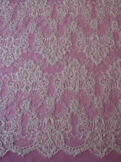 Ivory Corded & Beaded Lace - Lydia -Bridal Fabric Shop ivory beaded lace lydia