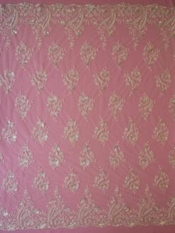 Ivory Beaded Lace - Martha -Bridal Fabric Shop ivory beaded lace martha full width