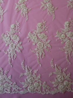 Ivory Beaded Lace - Nicole 28 Ivory Beaded Lace - Nicole -Bridal Fabric Shop ivory beaded lace nicole